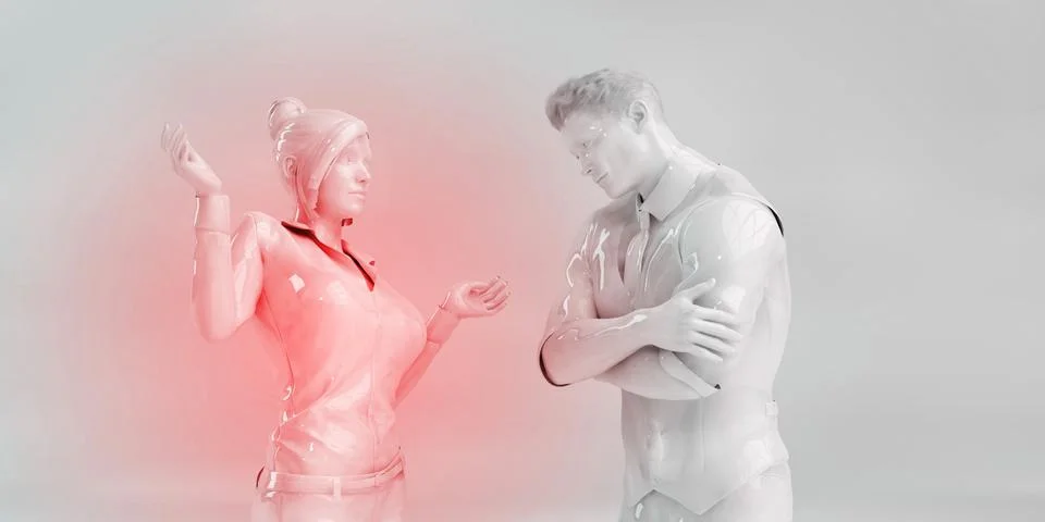 Relationship Problems Stock Illustration