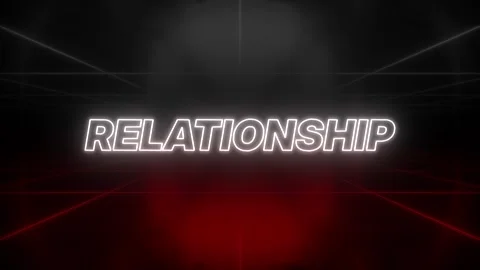 Relationship Text 80s Style  Retro Aesthetic Background Stock Footage 326492512