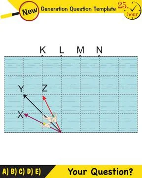 Relative and compound motion Stock Illustration