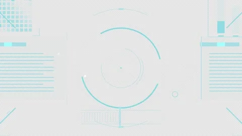 Relative Smart HUD Universal Diagnostic Hub: Master UI Screen : 4K Alpha Stock Footage 332944905