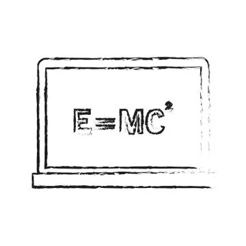 Relativity theory equation math icon image イラスト素材