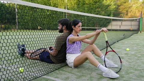 The Relax After The Match Is Deserved Stock Footage 278406031