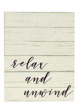 Relax and Unwind Stock Illustration