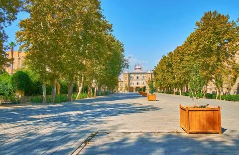 Relax in Bagh-e Melli Garden, Tehran, Iran 写真素材