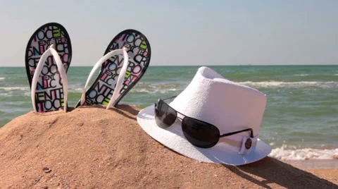 Relax on the beach Stock Footage 47839930