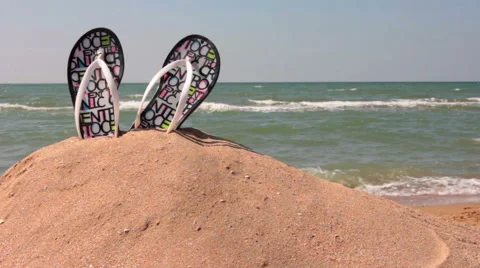 Relax on the beach Stock Footage 47840295