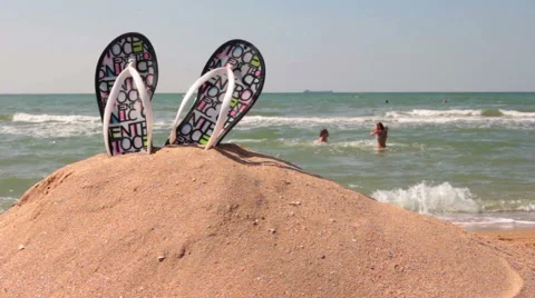 Relax on the beach Stock Footage 47840518