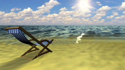 Relax on the beach Stock Footage 49131618