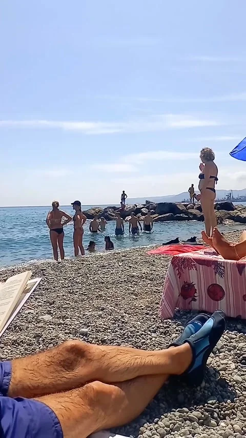 Relax on the beach Stock Footage 289228983