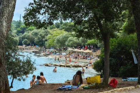 Relax on the beach of Mulini. Stock Photos