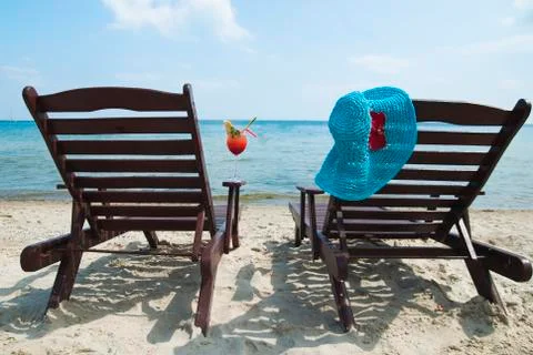 Relax on the beach Stock Photos