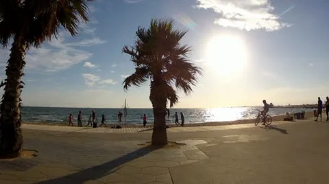 Relax on the beach.mp4 Stock Footage 10812175