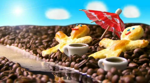 Relax in Coffee Land  動画素材 839836