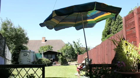 Relax in garden Video stock 862957