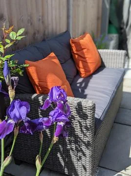 Relax in the Garden Stock Photos