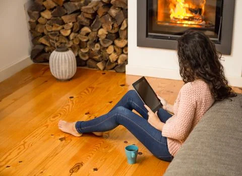 Relax at home Stock Photos