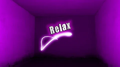 Relax Label Stock Footage 1216331
