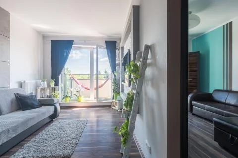 Relax on light or dark sofa...? Stock Photos