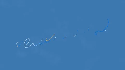 Relax! Liquid Text Animation Video stock 127667738