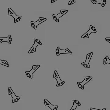 Relax man silhouette vector seamless pattern 스톡 일러스트