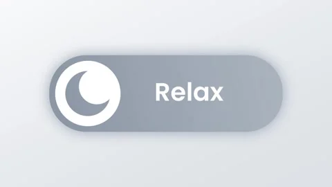 Relax Mode Pill Button Stock Footage 334463035