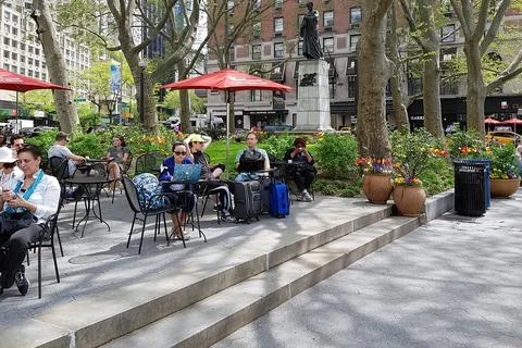 Relax in park Stock Photos