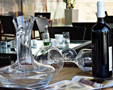 Relax in restaurant Stock Photos