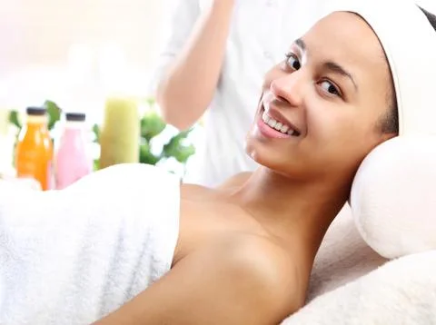 Relax in the spa. Stock Photos