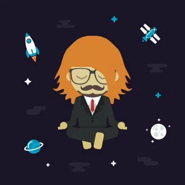 Relax space Illustrazione stock