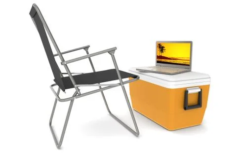 Relax. Sunset Edition. Stock Illustration