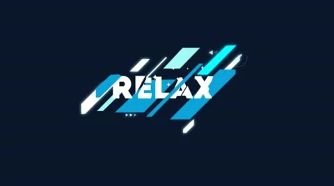 Relax Text Animation Видео 66113032
