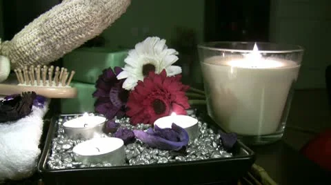 Relaxation and wellness background Stock Footage 10798693