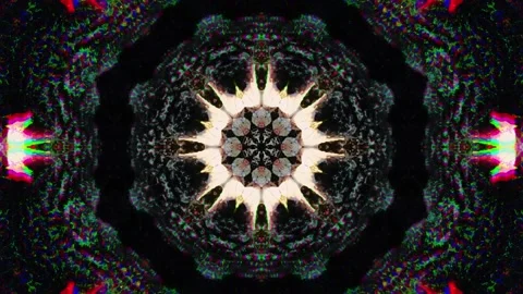 Relaxation background Kaleido effect video Stock Footage 170136160