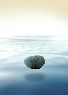 Relaxation, conceptual artwork Stock Illustration