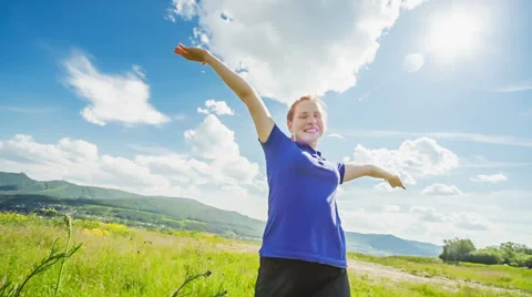 Relaxation exercise Video stock 25455774