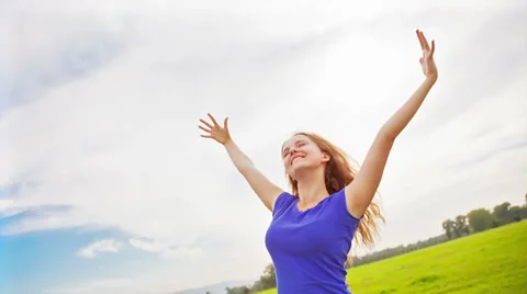 Relaxation exercise Stock Footage 28523332