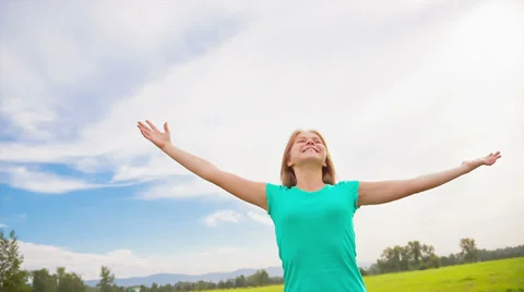 Relaxation exercise Stock Footage 29667153