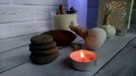 Relaxation items. Stock Footage 240929859