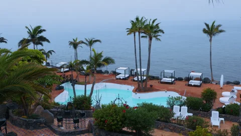 Relaxation Place by the ocean Stock Footage 242347249