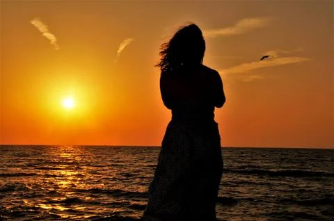 Relaxation at sunset Stock Photos