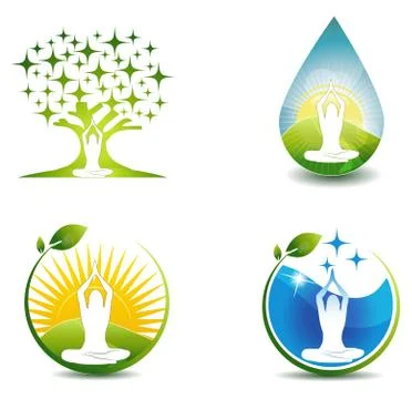 Relaxation symbols Stock Illustration