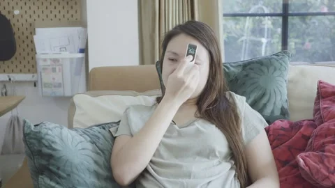 Relaxation Techniques for Stress Relief at Home Stock-Footage 335588366