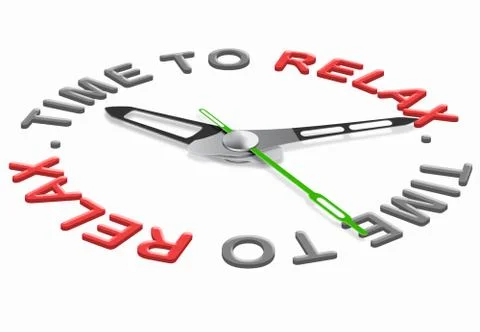 Relaxation time Illustrazione stock