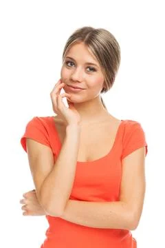 Relaxed and smiling Stock Photos