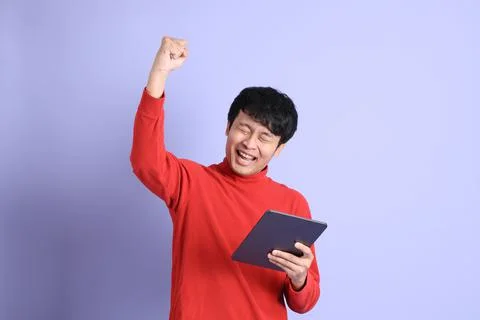 Relaxed Asian Man Stock Photos