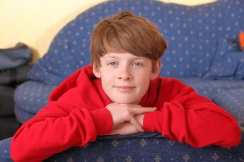 Relaxed boy Stock Photos