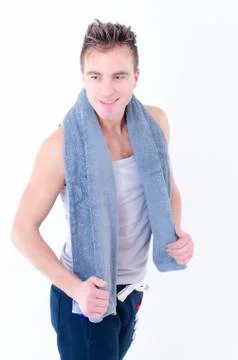 Relaxed guy Stock Photos