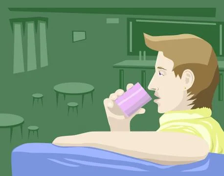 Relaxed Stock Illustration