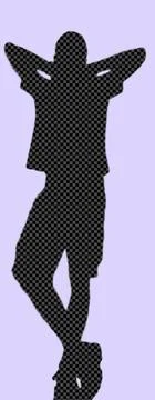 Relaxed man 库存插图