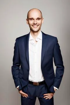 Relaxed Man in Suit Stock Photos